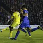 Kemenangan atas Shrewsbury Town mengantarkan Chelsea ke babak perempat final Piala Liga. (REUTERS/Darren Staples)