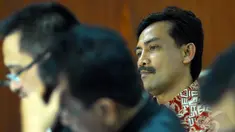 Sidang kasus Hambalang dengan terdakwa Andi Mallarangeng kembali digelar di Pengadilan Tipikor, Jakarta (Liputan6.com/Miftahul Hayat).