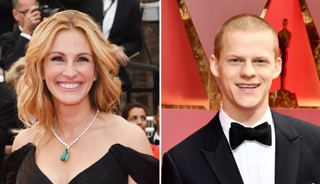 Dalam beberapa foto yang diabadikan di lokasi syuting, Julia terlihat tengah terjebak adu mulut dengan Lucas yang memerankan tokoh anaknya. (Variety)