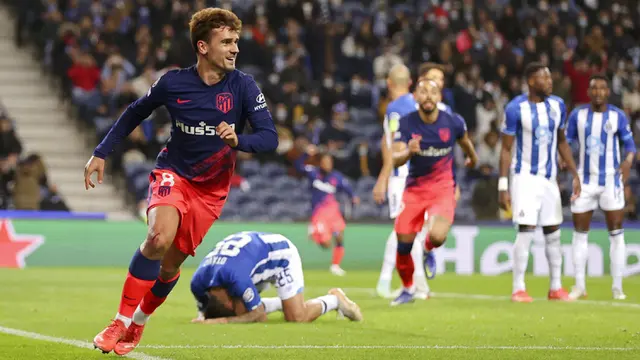 FOTO: Atletico Madrid Lolos Dramatis ke Babak 16 Besar Liga Champions