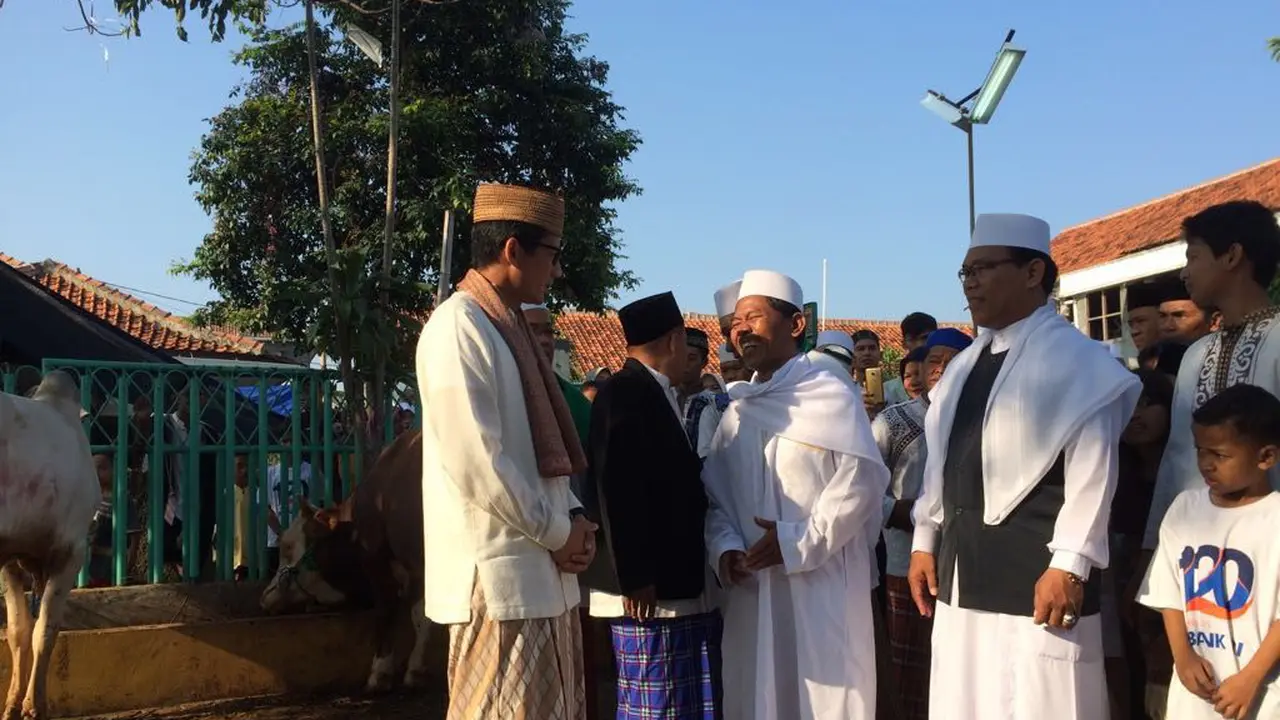 Sandiaga Uno rayakan Idul Adha di 5 wilayah di Jakarta