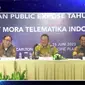 Paparan publik PT Mora Telematika Indonesia Tbk (MORA) atau Moratelindo, Kamis (15/6/2023). (Foto: tangkapan layar/Pipit I.R)