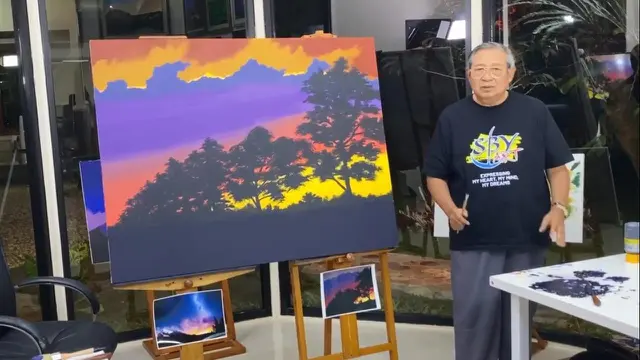 Hobi Sejak SMP, Ini 6 Lukisan Karya Susilo Bambang Yudhoyono