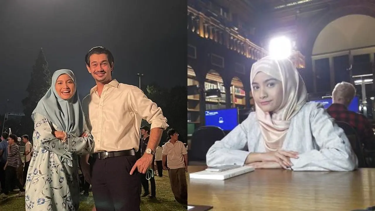 Acha Septriasa Tampil Berhijab