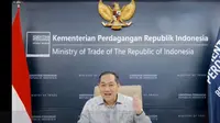 Menteri Perdagangan Muhammad Lutfi dalam Indonesia Knowledge Forum (IKF) X – 2021, Kamis (7/10/2021).