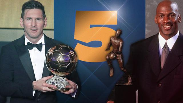 Lionel Messi dan Michael Jordan