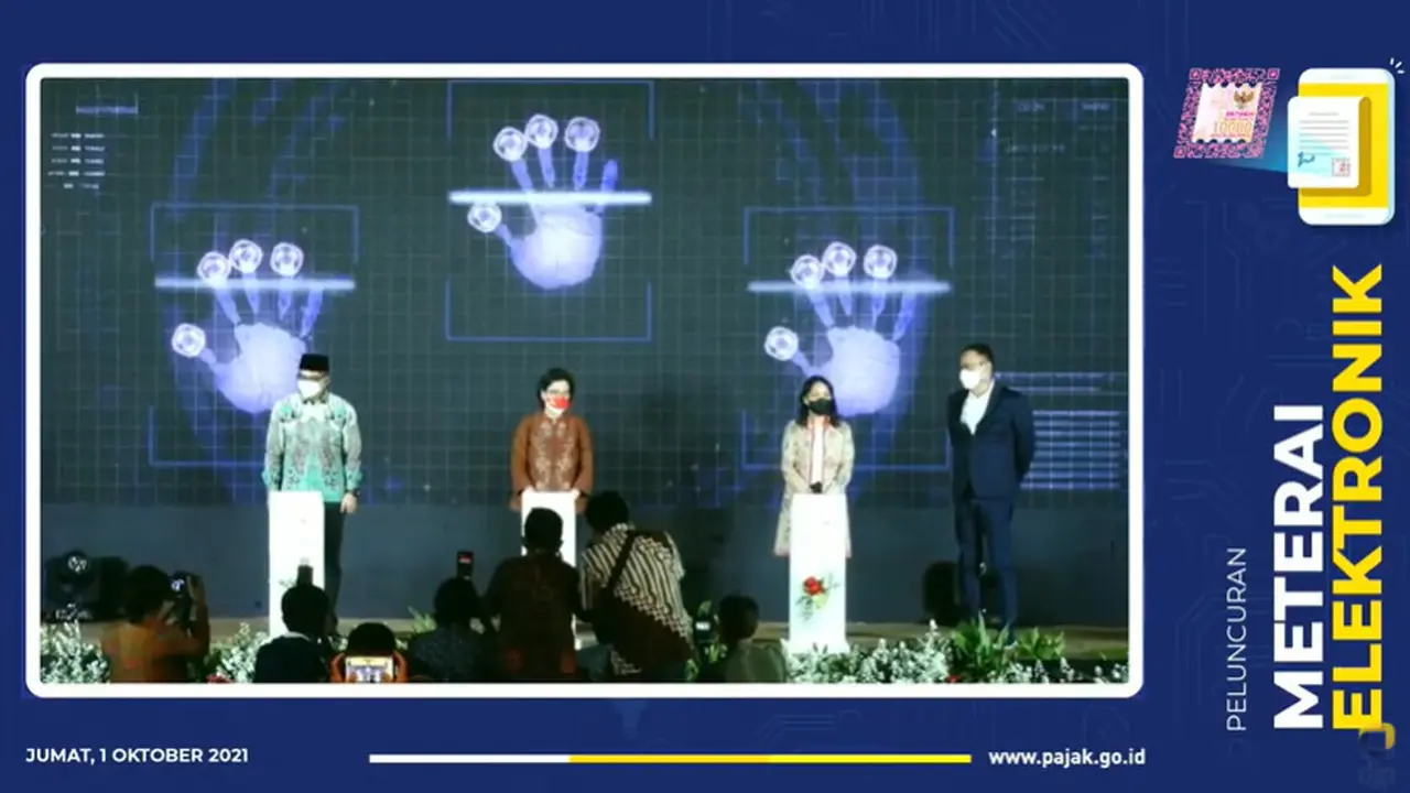 Peluncuran Meterai Elektronik Rp 10.000 (Dok Youtube DJP)