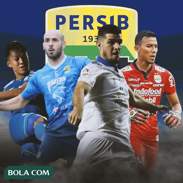 Persib Bandung - Febri Hariyadi, Muhammad Rashid, Nick Kuipers, Teja Paku Alam