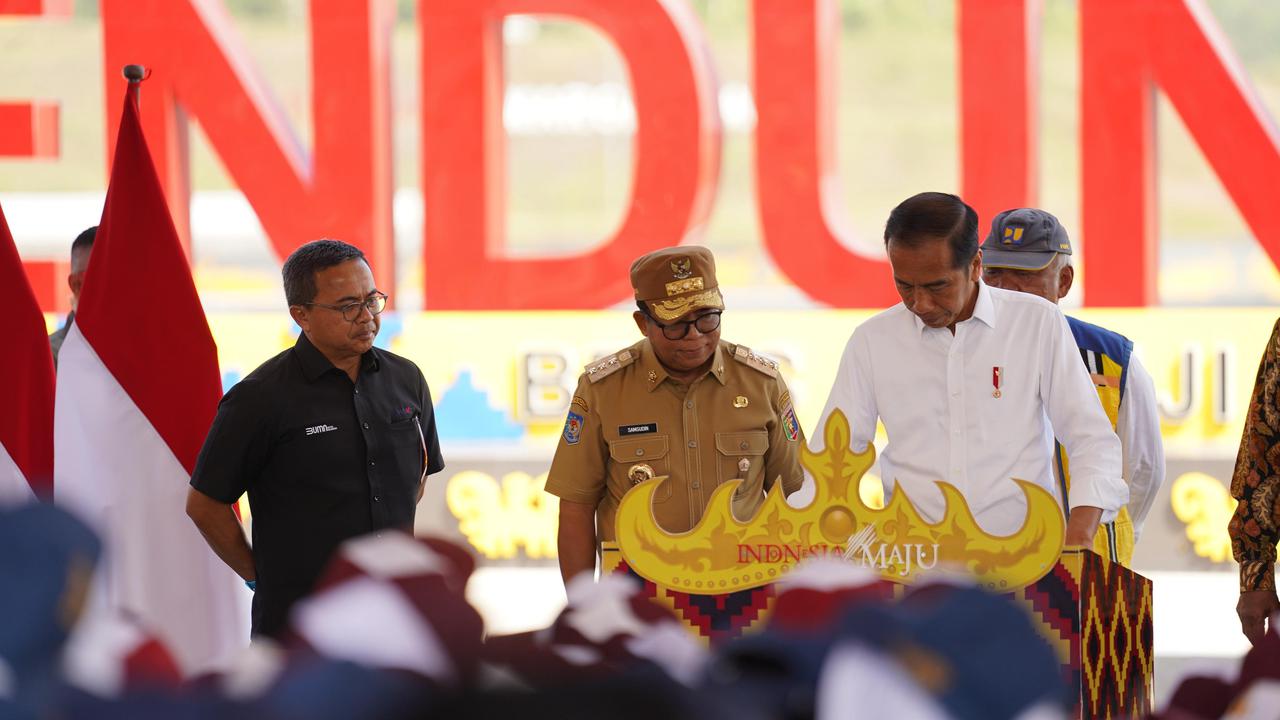 Presiden Jokowi Resmikan Bendungan Margatiga, Dibangun Waskita Karya Senilai Rp846 Miliar