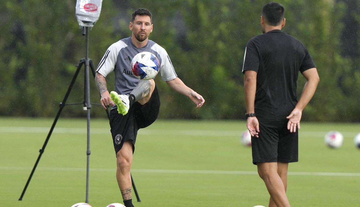 Inter Miami vs Cruz Azul akan berlangsung di DRV PNK Stadium, Fort Lauderdale, pada hari Sabtu, 22 Juli 2023. (AP Photo/Lynne Sladky)