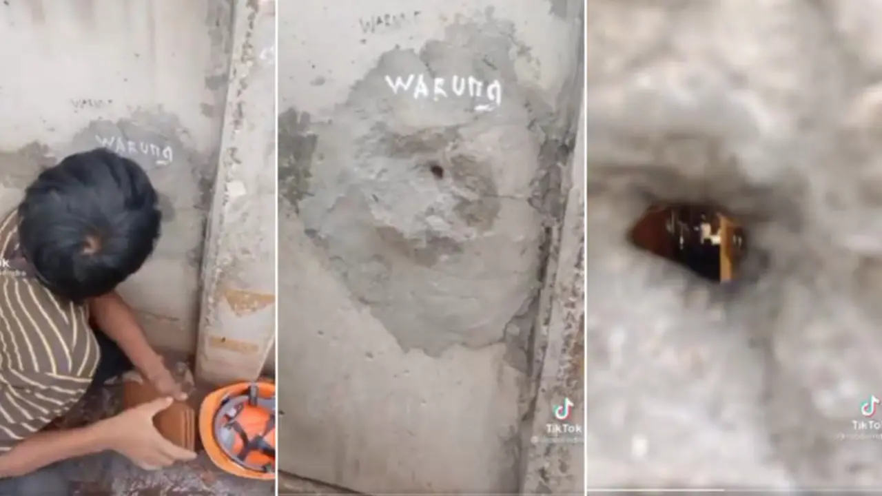 Unik Banget, Warung Ini Terima Pesanan Makanan Lewat Lubang Kecil