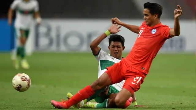 Foto: Rapor Para Pemain Timnas Indonesia saat Ditahan Imbang Singapura 1-1 di Leg Pertama Semifinal Piala AFF 2020