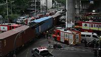 Masinis Kereta Tabrak Bus di Thailand Positif Narkoba