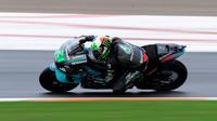 Aksi Franco Morbidelli di FP1 MotoGP Valencia (Jose Jordan/AFP)