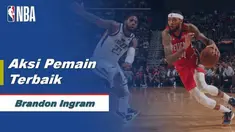Berita Video Brandon Ingram Cetak 49 Poin Saat New Orleans Pelicans Kalahkan Utah Jazz 138-132