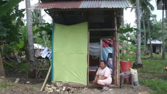 Kandang Kambing milik Maryam Habu, (50) menjadi tempat tinggalnya saat ini. Foto: (Aldiansyah Mochammad Fachrurrozy/Liputan6.com)