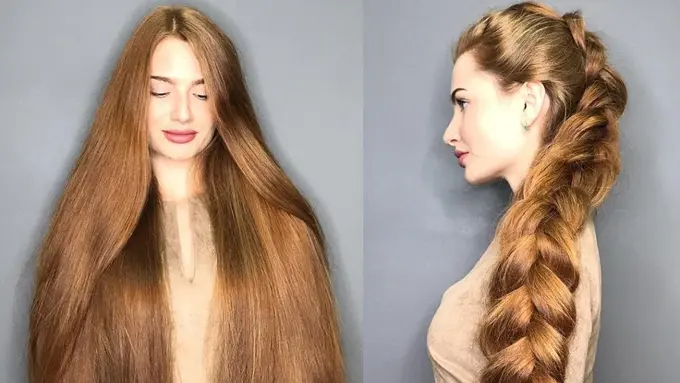 [Bintang] Seperti Rapunzel, Wanita Ini Punya Rambut Panjang yang Indah