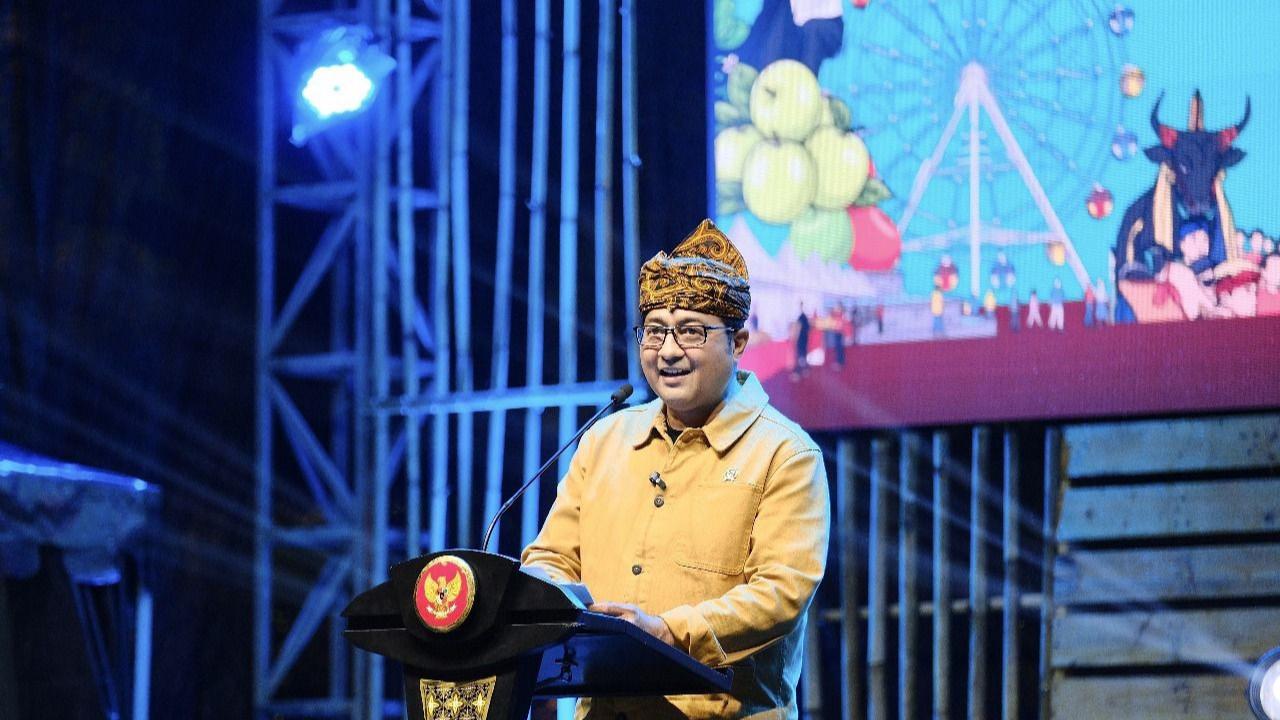 Menteri Ekonomi Kreatif/Kepala Badan Ekonomi Kreatif (Ekraf), Teuku Riefky Harsya hadiri Indonesia Creative Cities Festival (ICCF) 2025 di Kota Batu
