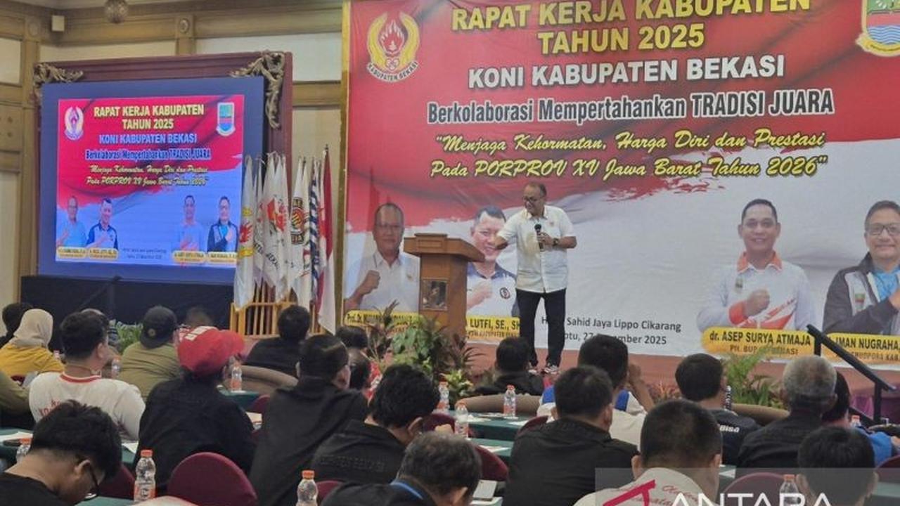 Mental Teruji dan Kolaborasi Jadi Kunci KONI Kabupaten Bekasi Pertahankan Juara Umum Porprov 2026