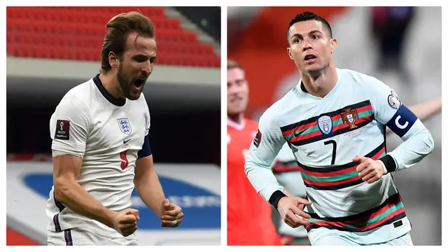 FOTO: 5 Striker Tertajam di Fase Kualifikasi Piala Eropa 2020, Harry Kane Ungguli Cristiano Ronaldo