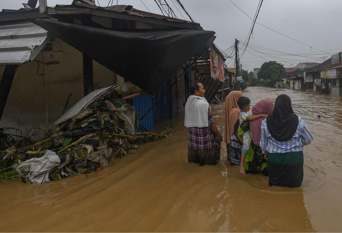 Banjir rendam perbatasan Bekasi-Bogor