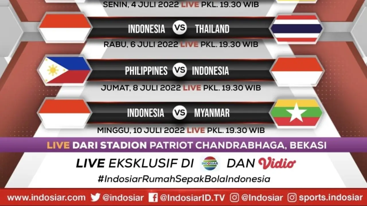 Jadwal Timnas Indonesia U-19 di Piala AFF U-19