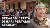 Beragam Cerita di Hari Pertama Sekolah