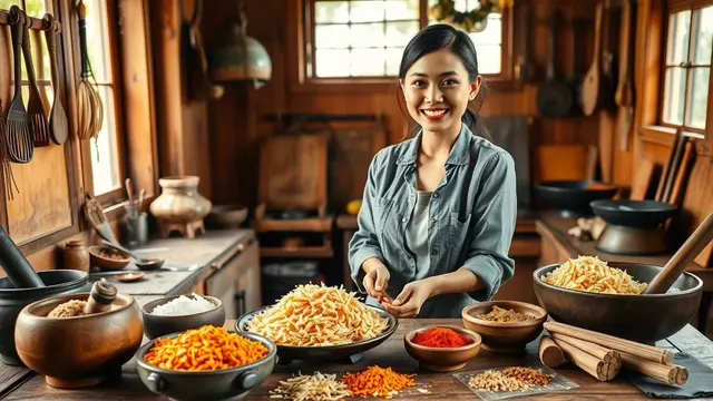 cara membuat serundeng kelapa renyah