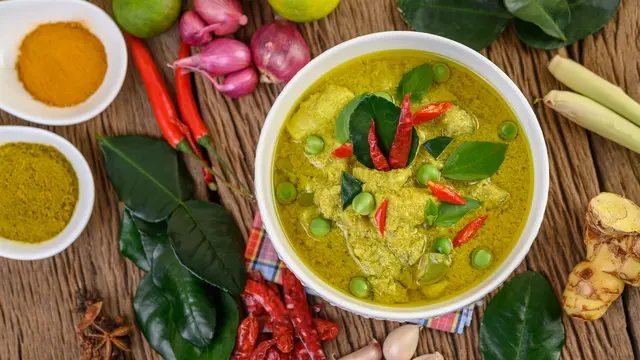 Ilustrasi lodeh terong cabe ijo