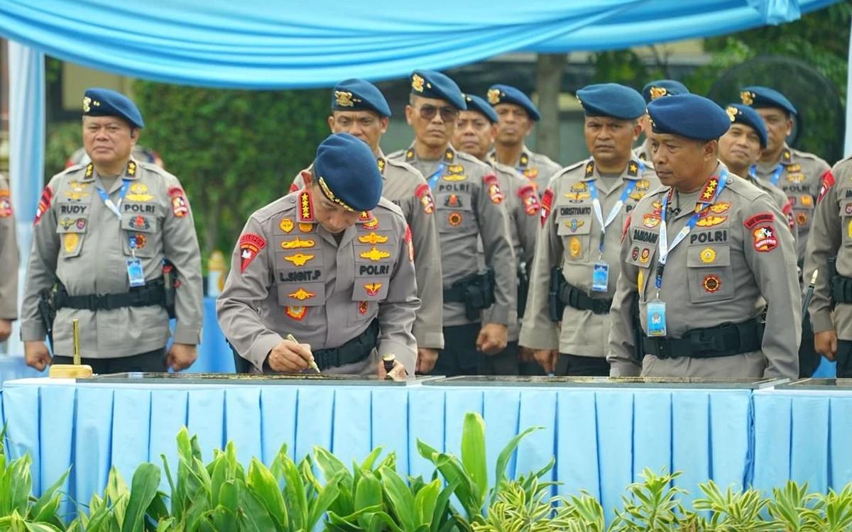 FOTO: Kapolri Buka Rakernis Brimob 2026 Tekankan Kesiapan Tugas