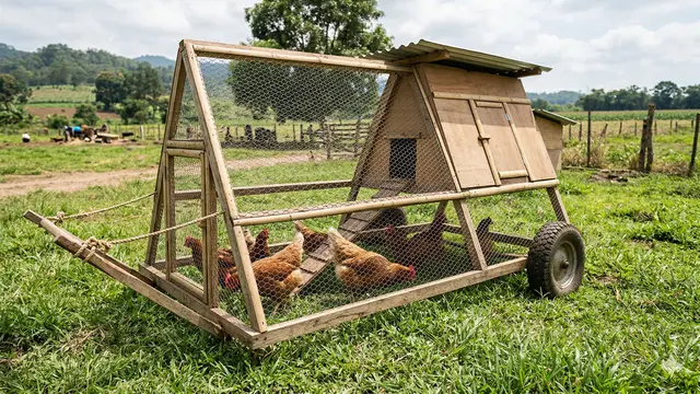 Inspirasi Kandang Ayam dengan Konsep Eco-Friendly (Foto: Gemini AI)