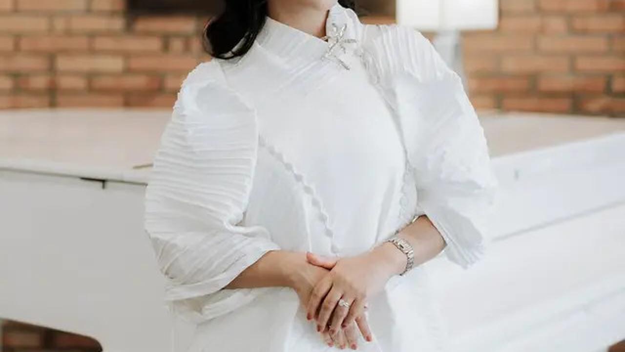 6 Potret Detail Outfit Adira Kania di Pengajian Jelang Nikah, Penuh Makna Spiritual