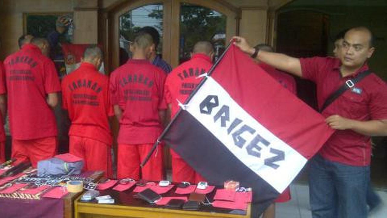 Lagi asyik mabuk, panglima geng motor Brigez didor polisi