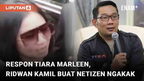 VIDEO: Respon Pengakuan Tiara Marleen, Jawaban Ridwan Kamil Buat Netizen Ngakak