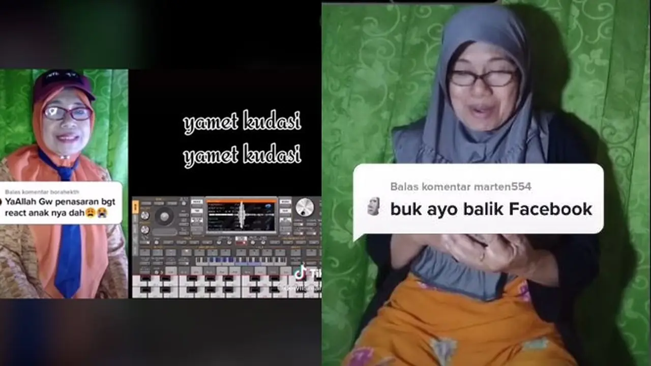 6 Video Kocak TikTok Kreasi Dewi Isma, Ibu-Ibu Viral 'Yamet Kudasi'