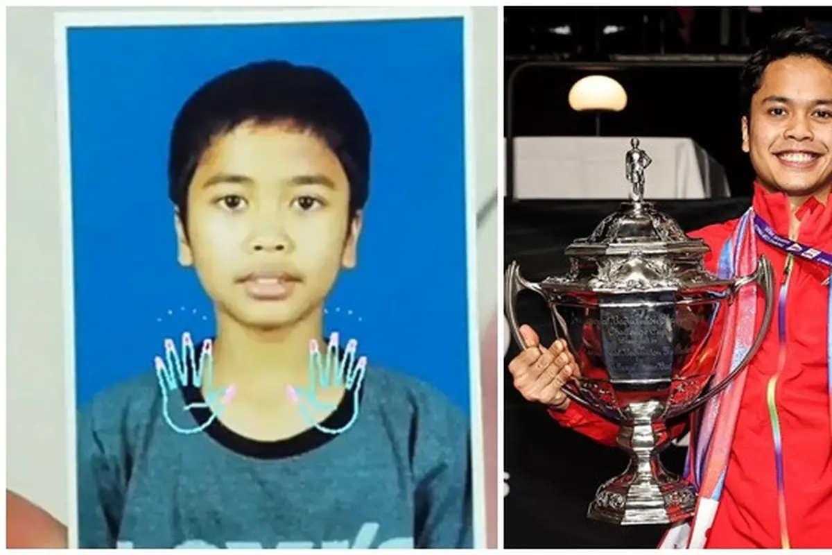 Bawa Pulang Piala Thomas Cup, Ini 6 Potret Lawas Anthony Ginting yang Kini Berulang Tahun