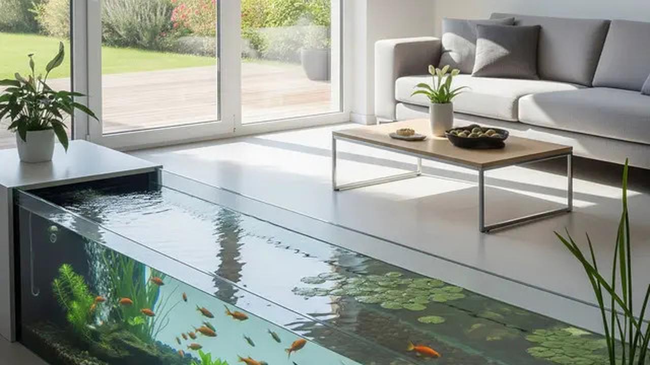 8 Model Kolam Ikan di Ruang Tengah yang Minimalis, Ciptakan Sudut Rumah yang Menenangkan