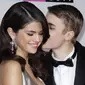 Selena Gomez dan Justin Bieber saat masih mesra.