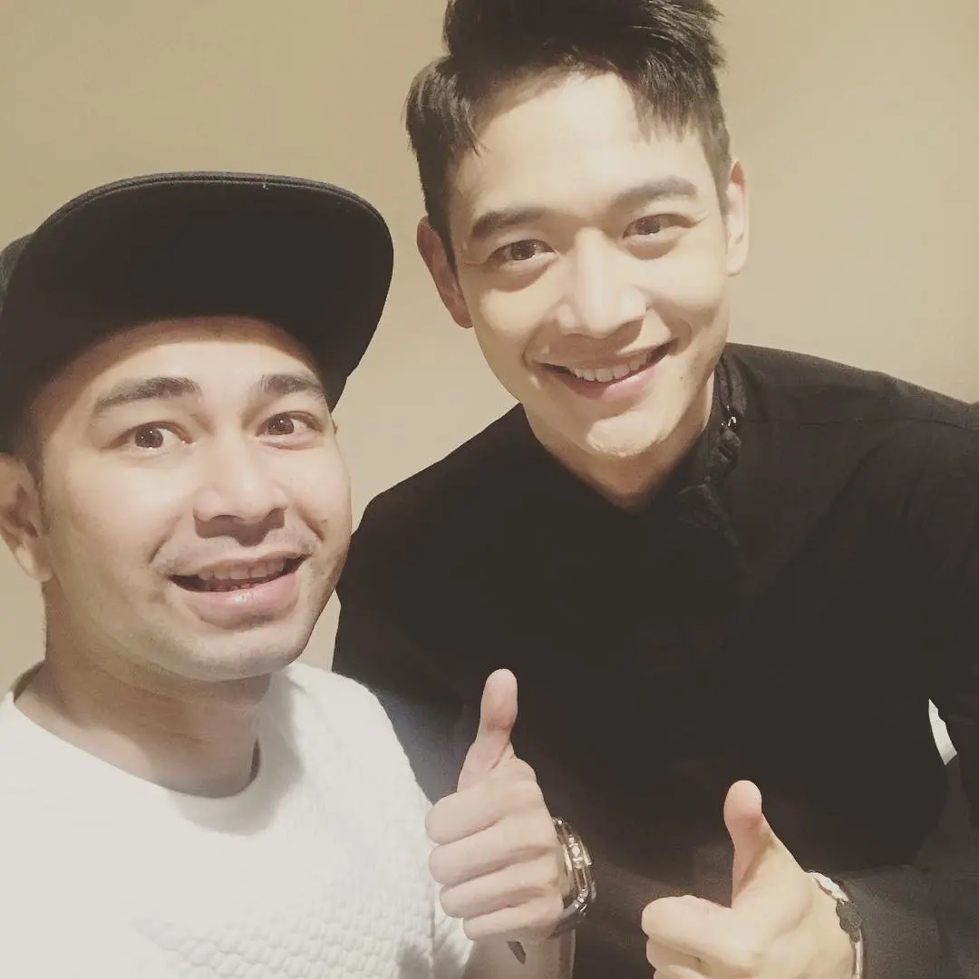 Raffi Ahmad dan Choi Min-ho alias Minho Shinee. (Instagram - @raffinagita1717)