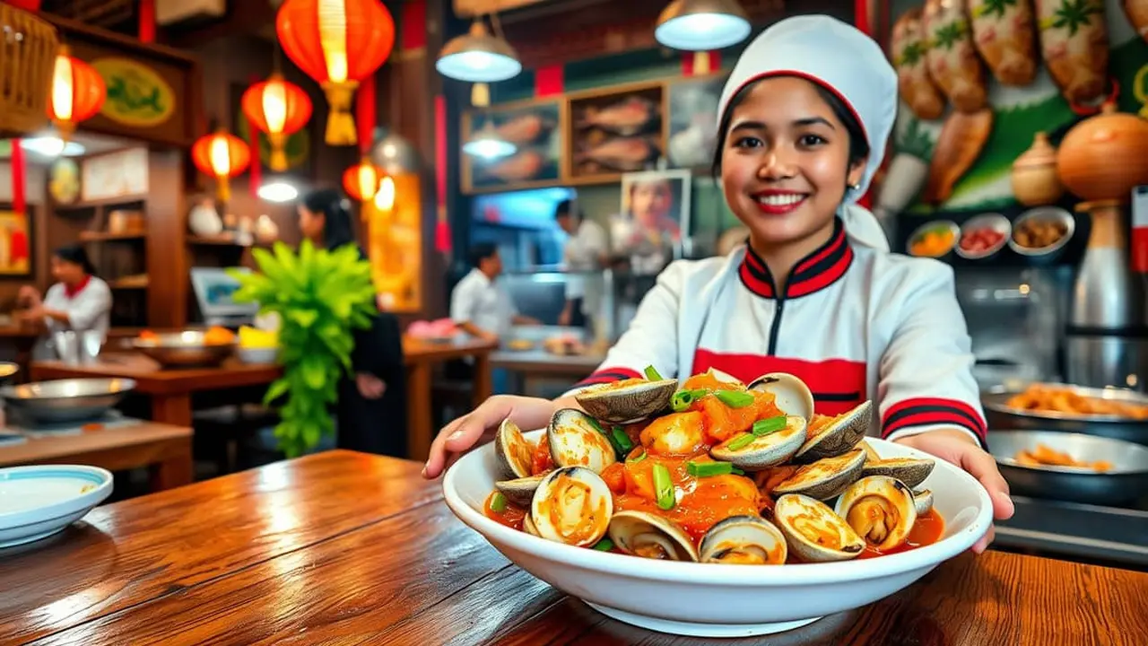 resep kerang saus padang