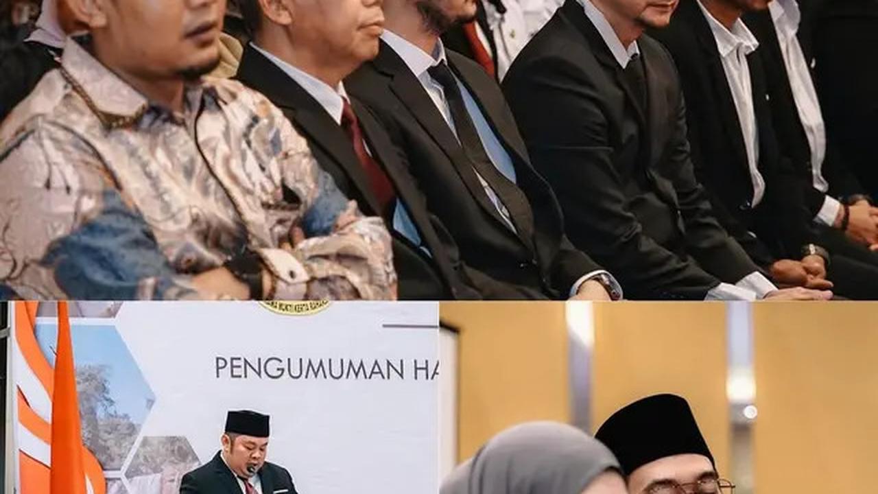 6 Potret Syahnaz dan Amy Qanita Dampingi Jeje Govinda di Penetapan Bupati Terpilih