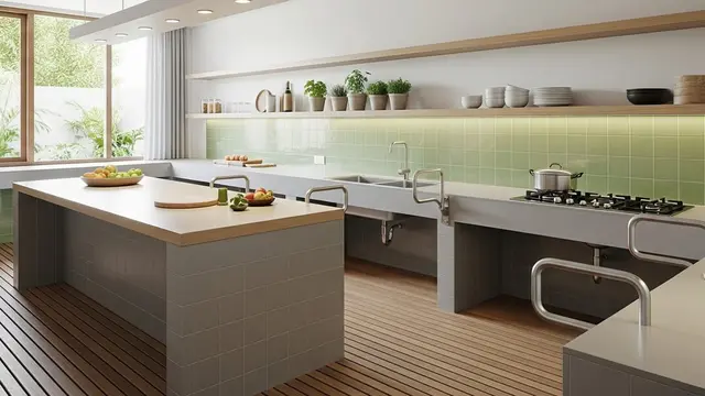 Desain Dapur Terbuka yang Mudah Diakses Lansia