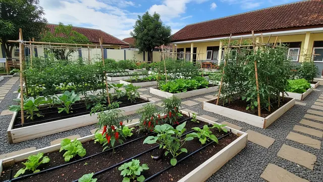 Ide Kebun Sayur di Halaman Panti Asuhan
