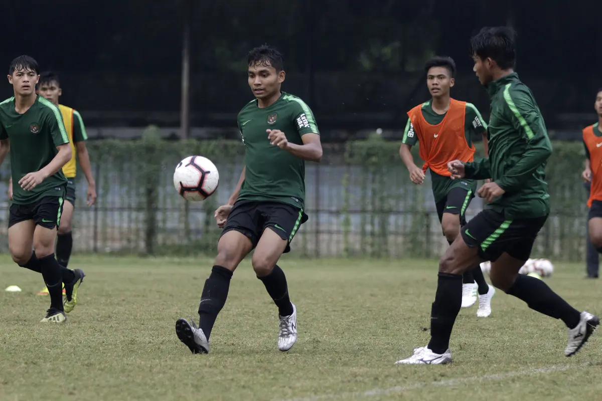 Latihan Timnas Indonesia U-19