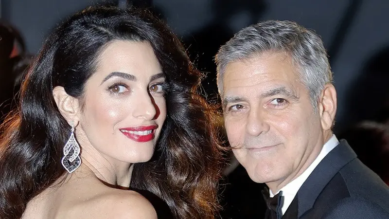George Clooney dan istri Amal Alamuddin