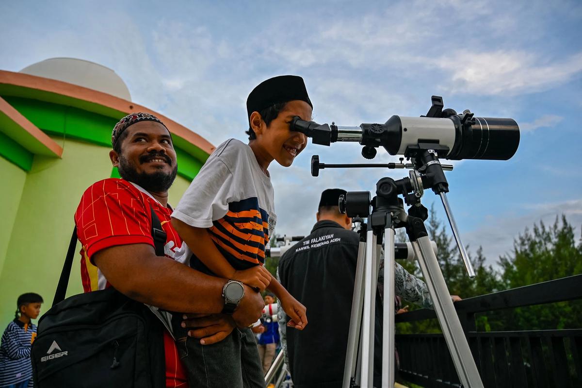 FOTO: Pemantauan hilal 1 Syawal di Aceh