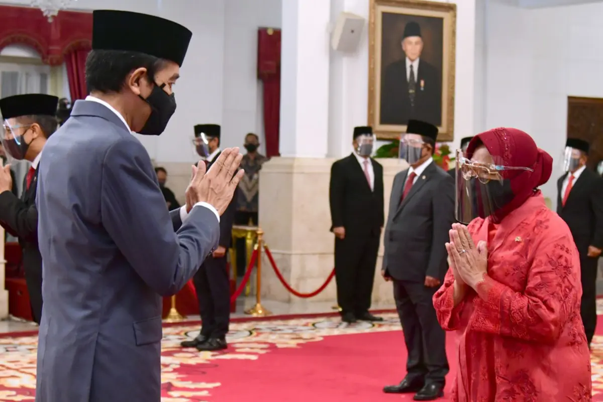 FOTO: Presiden Jokowi Lantik Enam Menteri Baru Kabinet Indonesia Maju
