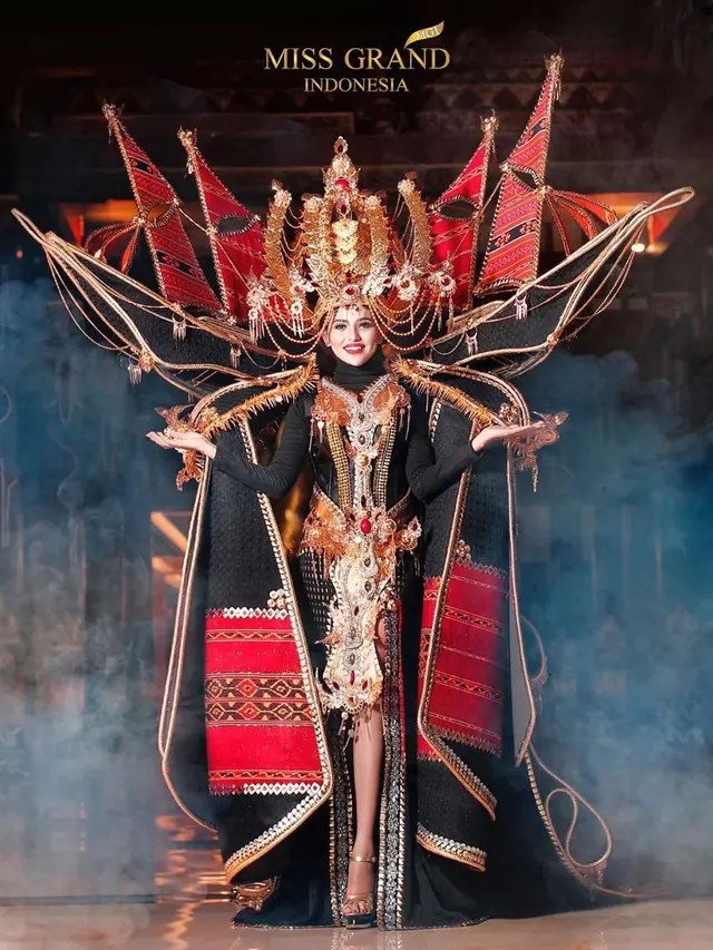 Pesona Sarlin Jones Pakai Kostum 30 Kg di Miss Grand International (instagram/officialmissgrandindonesia)