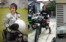 Penggemar Motor Trail, Poppy Sovia Tampil Menyeramkan di Film Horor ‘Godaan Setan yang Terkutuk’