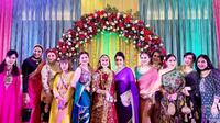 Pesta ultah Iis Dahlia ke-50 usung tema Bollywood (Foto: Instagram @cutkeke_xavier)